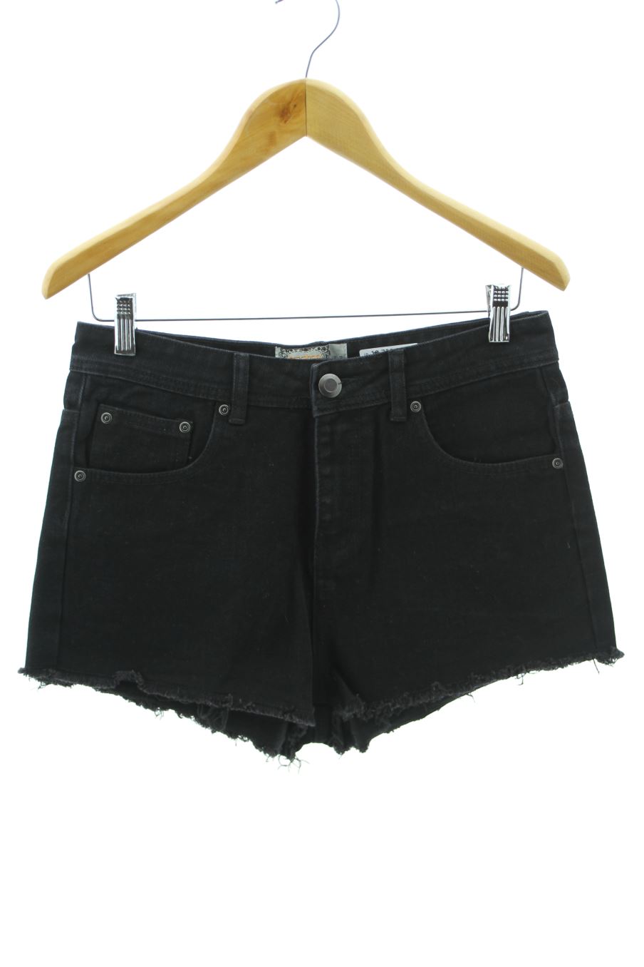 Shorts Boohoo de la taille 40, de couleur noir de denim