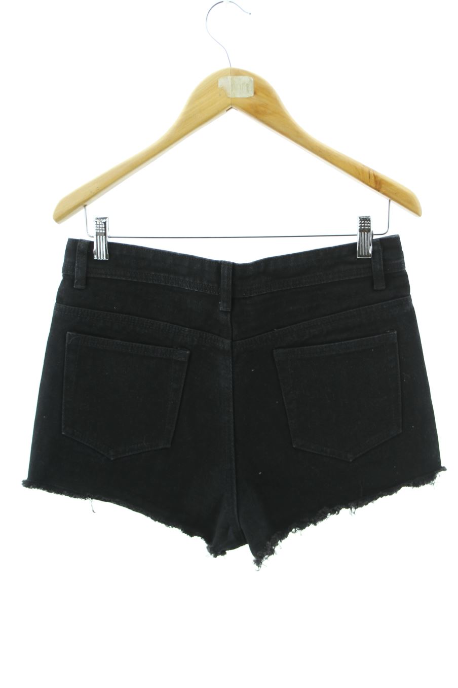 Shorts Boohoo de la taille 40, de couleur noir de denim
