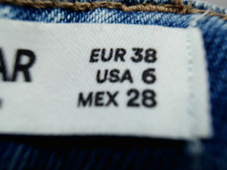 Vaqueros de Pull & Bear de la talla 38, de color azul de ropa vaquera