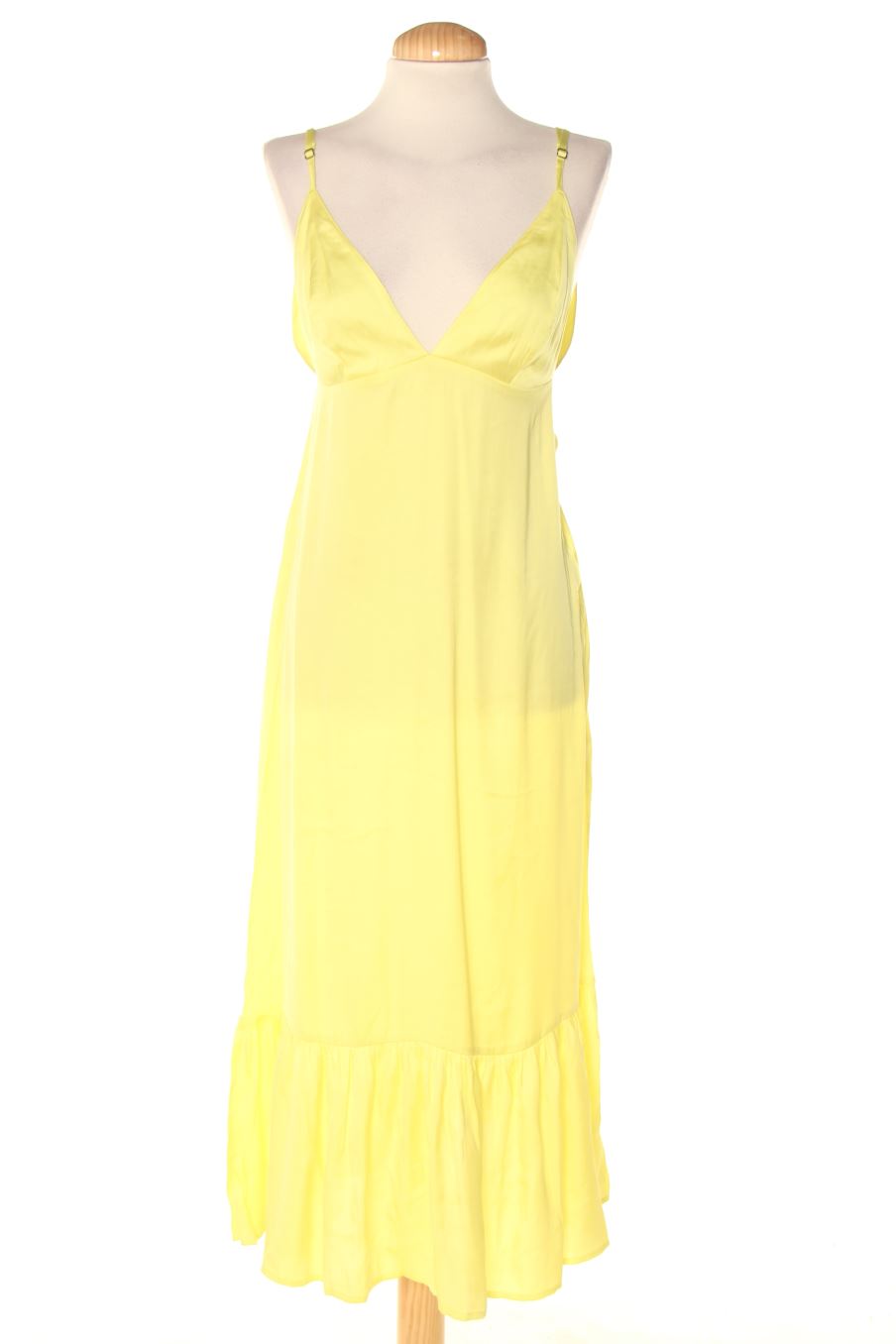 Vestido amarillo orders stradivarius