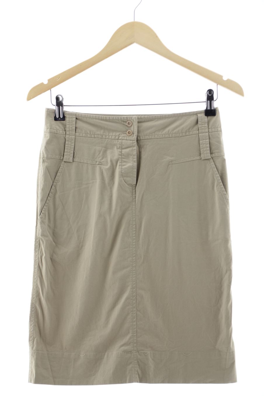 Jupe Comptoir des Cotonniers de la taille 36, de couleur beige