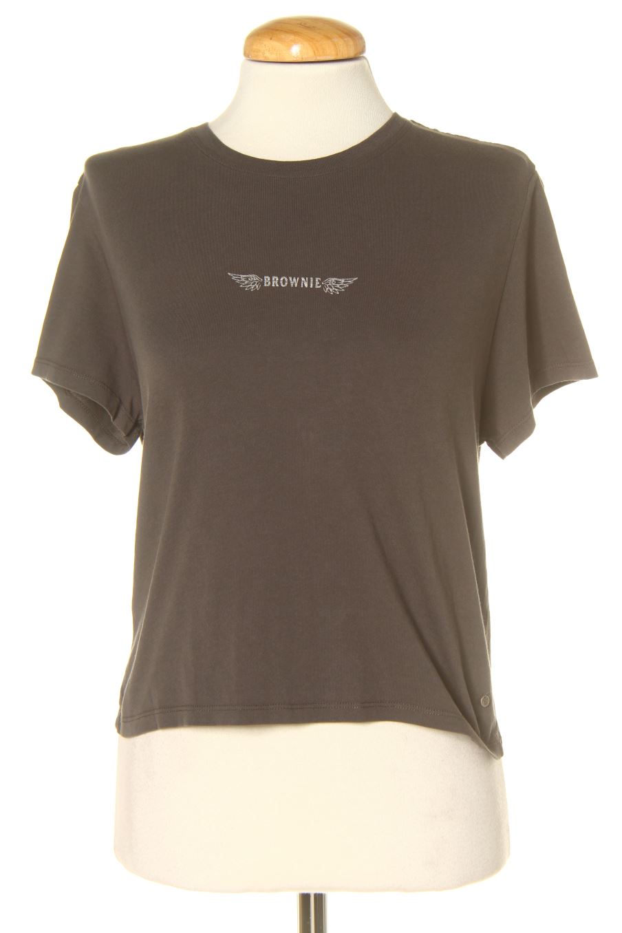 T-shirt Brownie de la taille XS, de couleur gris
