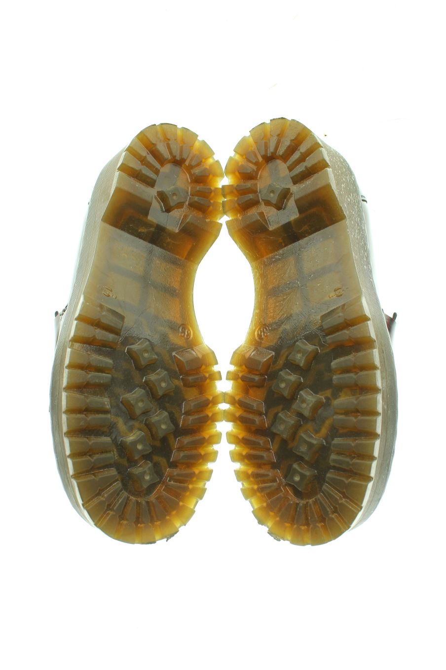 Plataformas de Gaia Shoes de la talla 35, de color burdeos de