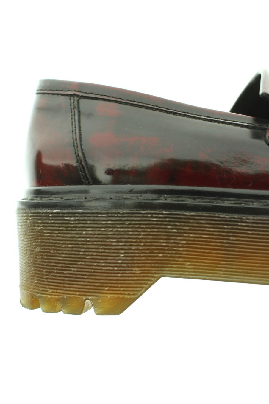 Plataformas de Gaia Shoes de la talla 35, de color burdeos de