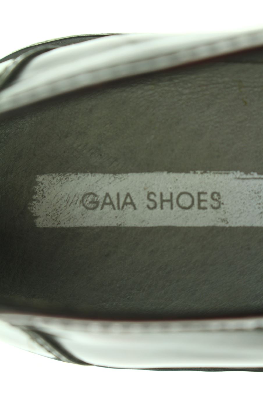 Plataformas de Gaia Shoes de la talla 35, de color burdeos de