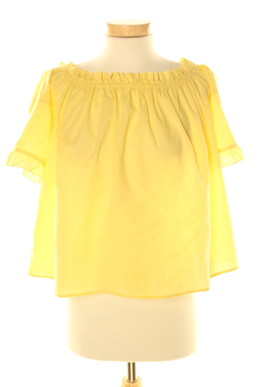 Blouse à manches courtes Fórmula Joven de la taille 38, de couleur jaune