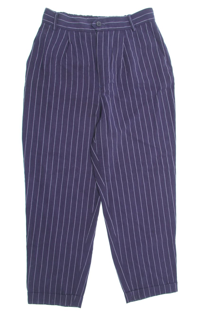 Pantalon Zara de la taille XS, de couleur bleu marine