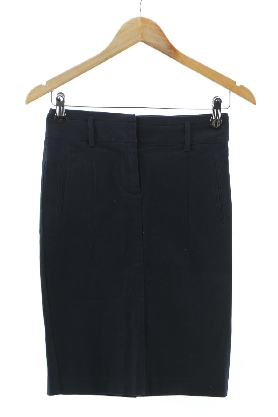 Jupe Zara de la taille XS, de couleur bleu marine