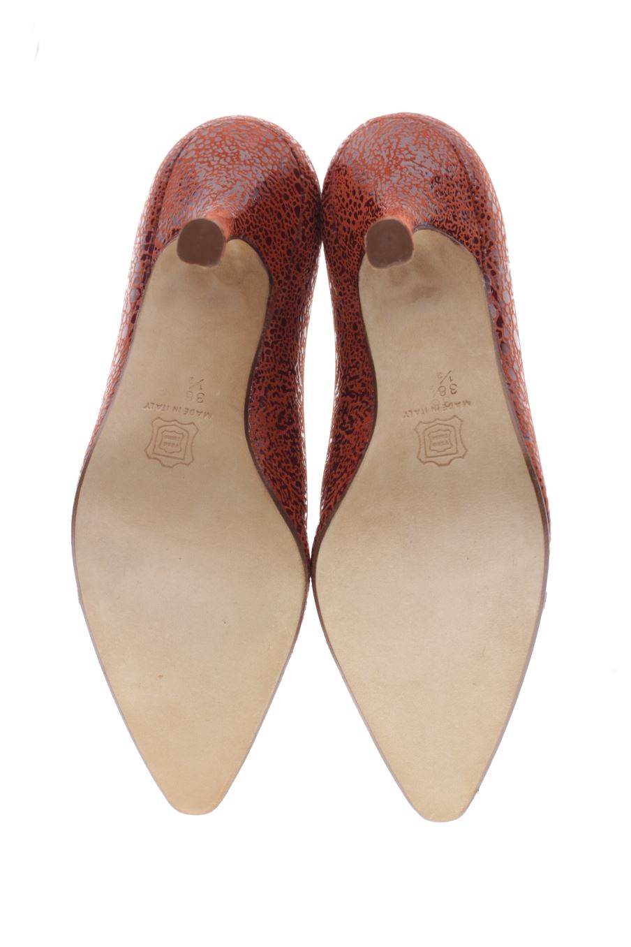 Zapatos de tacon de René Mancini de la talla 38, de color marrón de