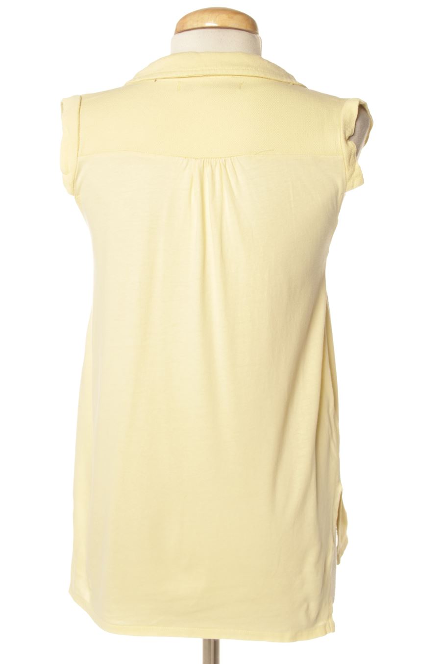Camiseta sin mangas de Sfera de la talla S, de color amarillo