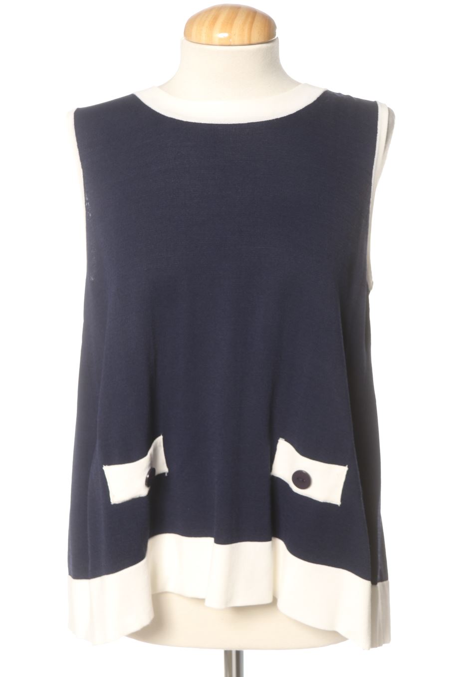 Pull Yhocos de la taille L, de couleur bleu marine