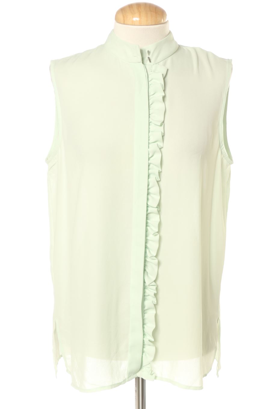 Blouse à manches courtes Mango de la taille S, de couleur vert