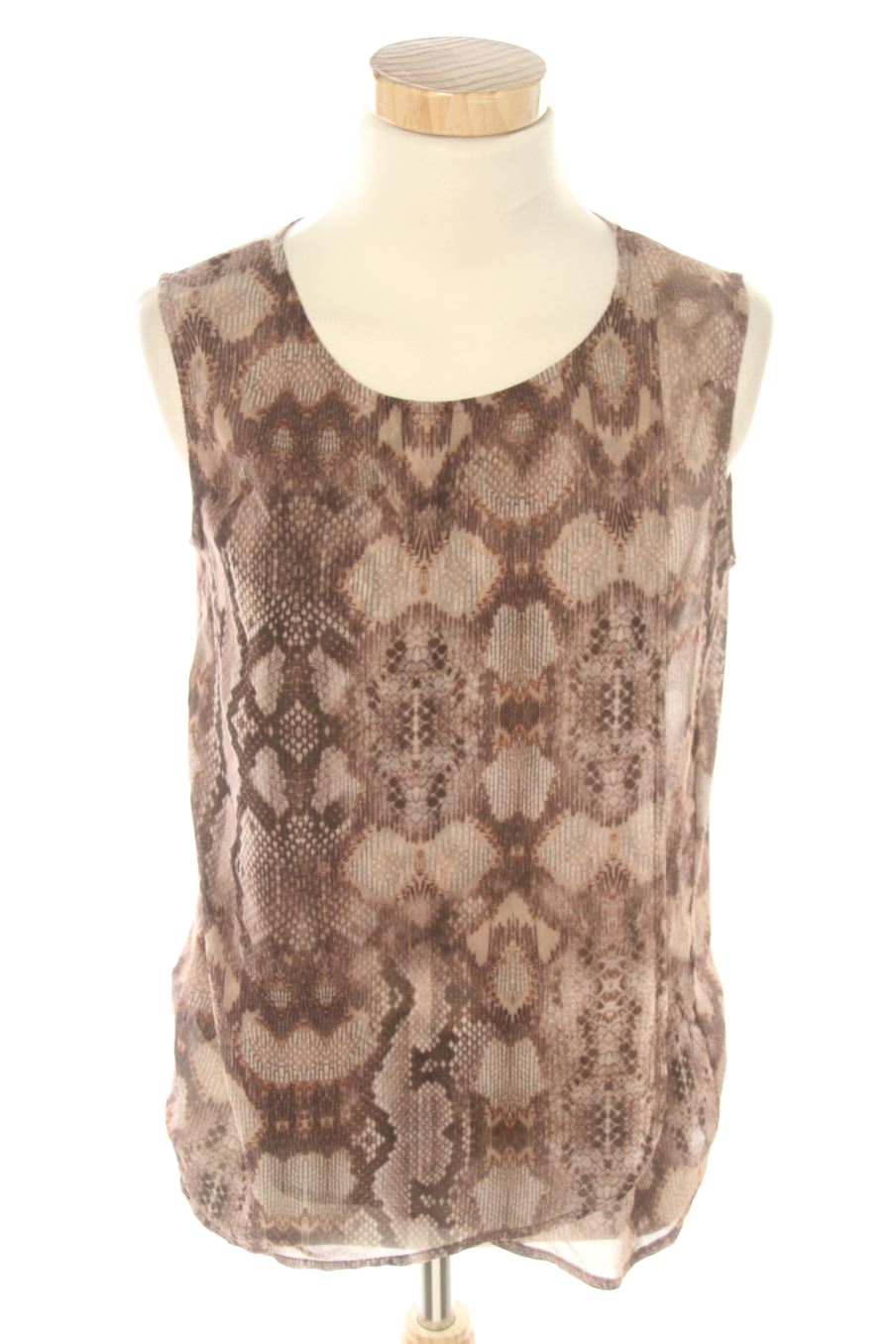 Top de Mango de la talla S, de color animal print