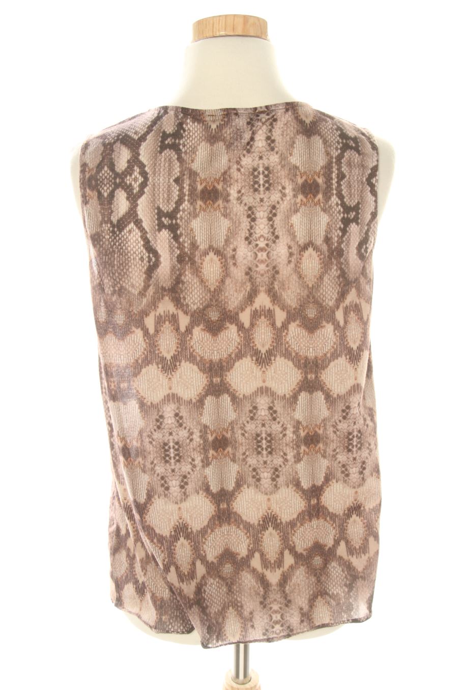 Top de Mango de la talla S, de color animal print