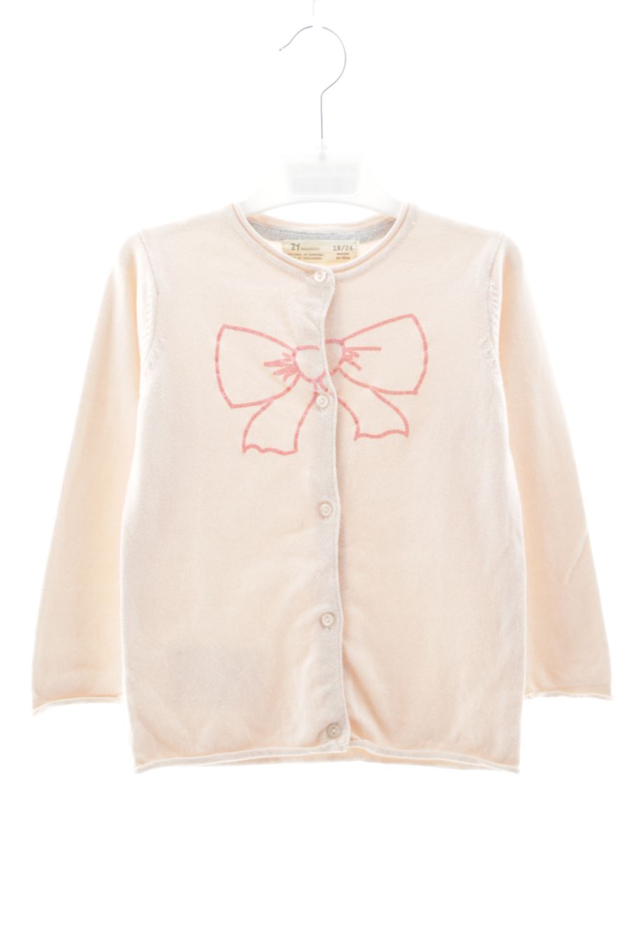Gilet manches longues ZY de la taille 18 mois