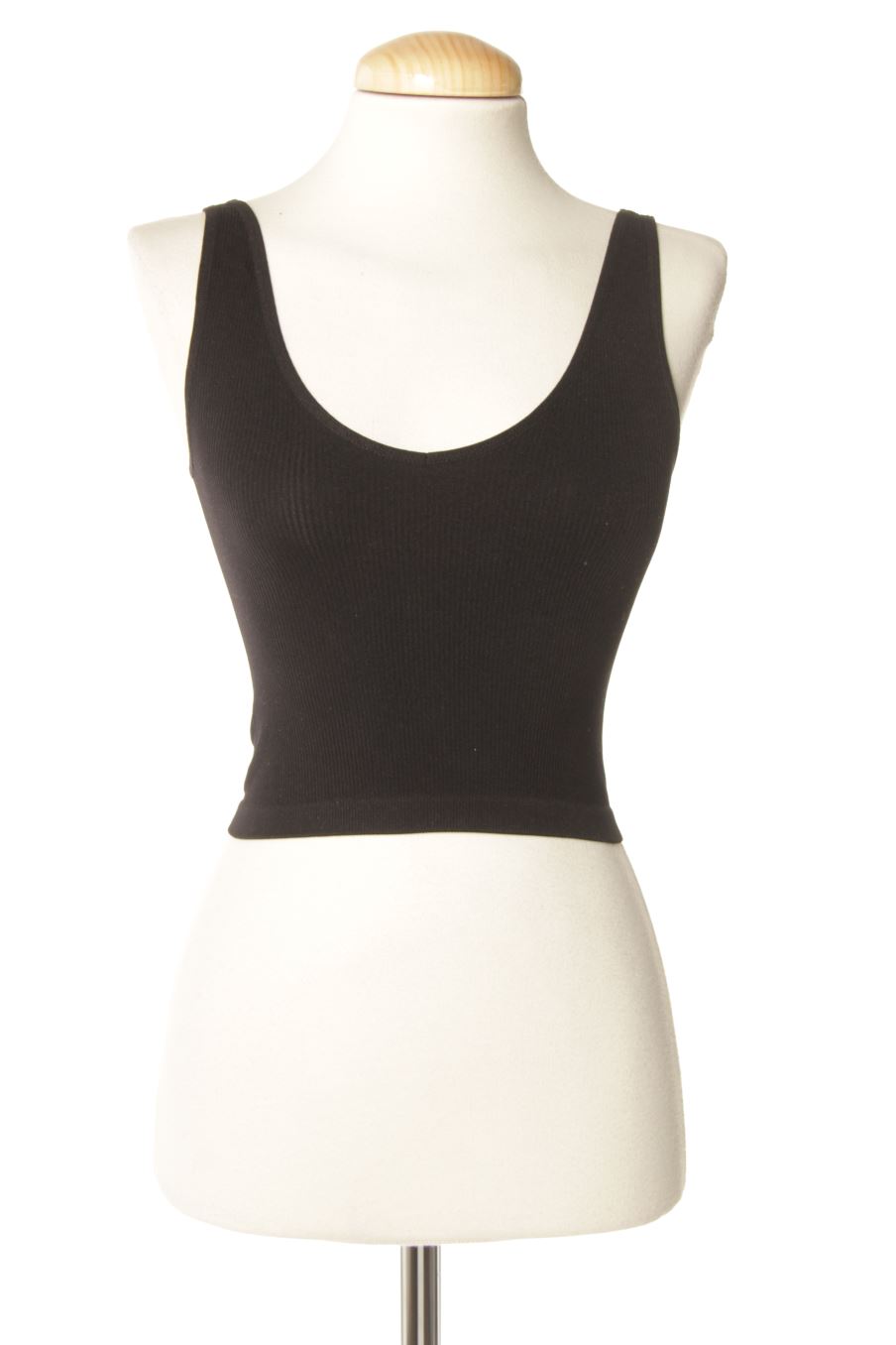 Top Stradivarius de la taille XS, de couleur noir