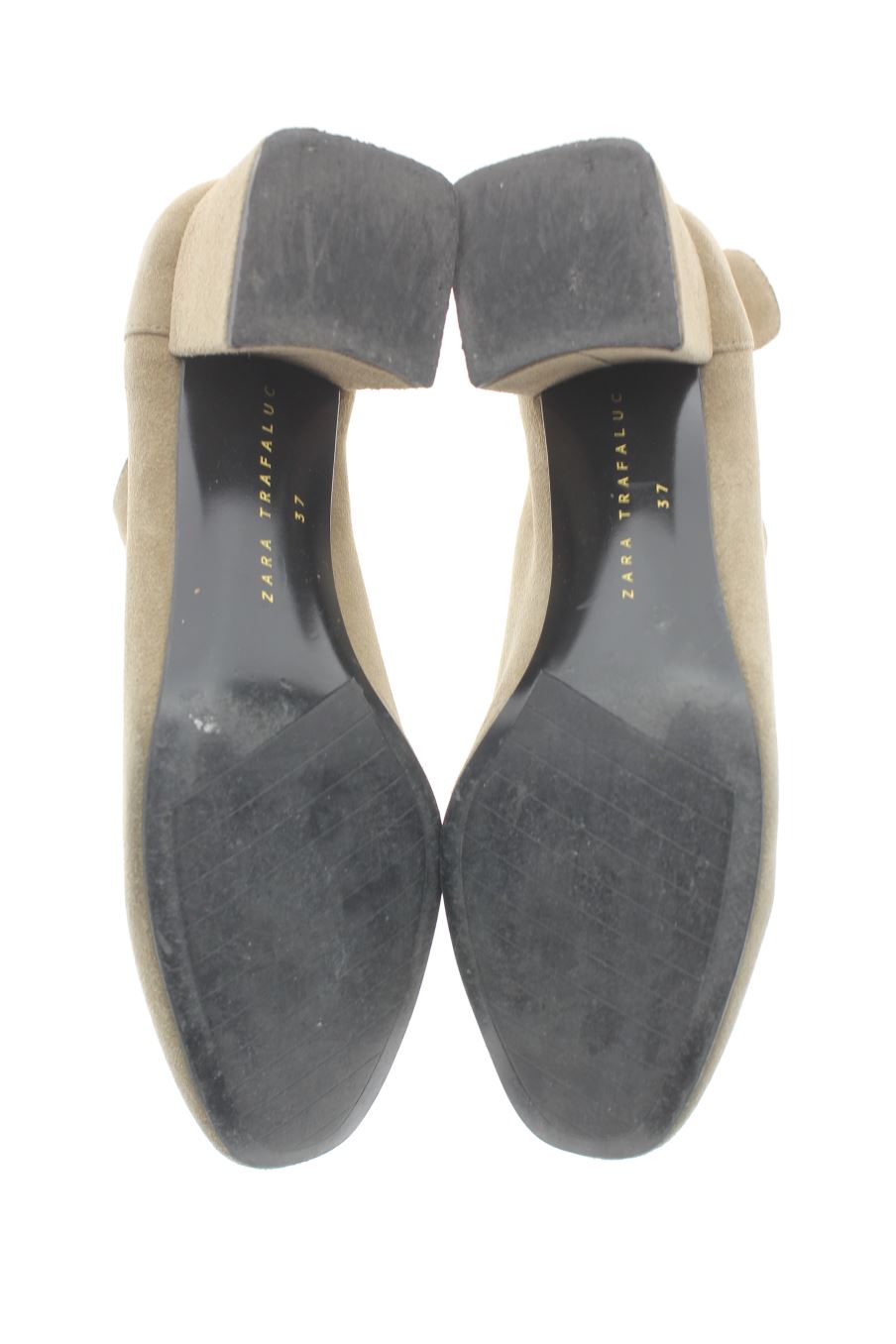 Botines de Zara de la talla 37, de color marrón de