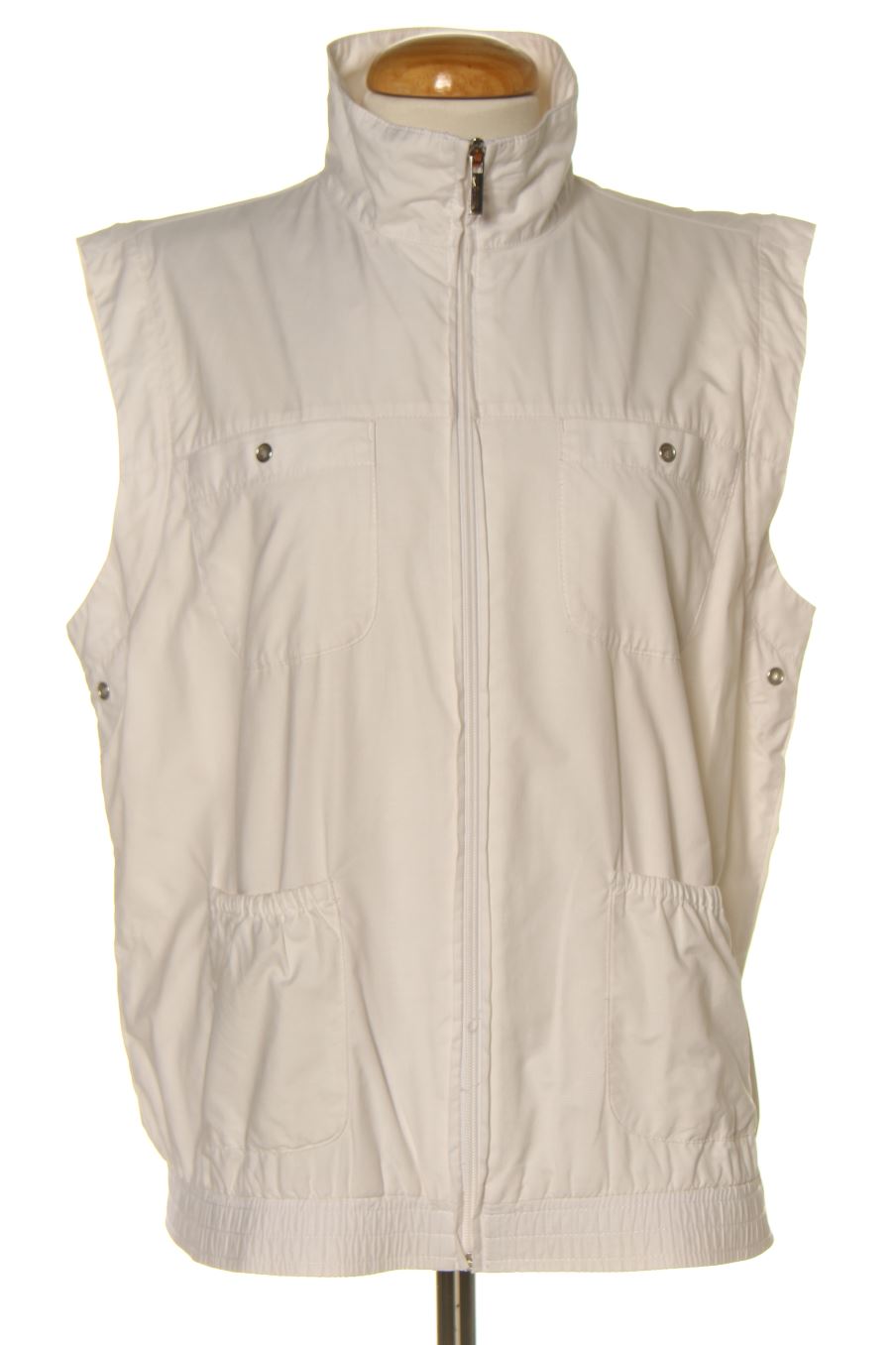 Boléro sans manches LIZGOLF de la taille M, de couleur blanc