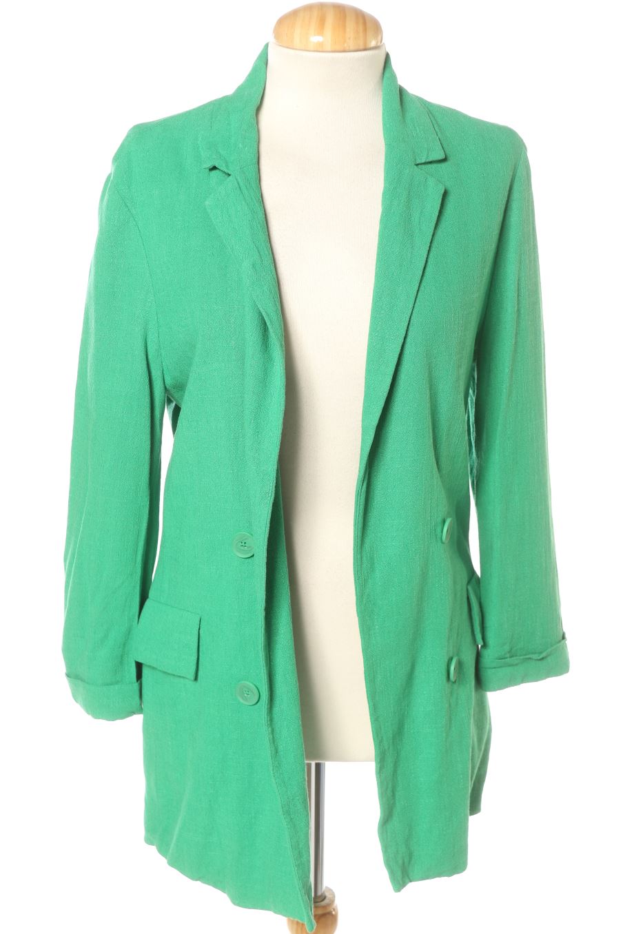Blazer Stradivarius de la taille S, de couleur vert