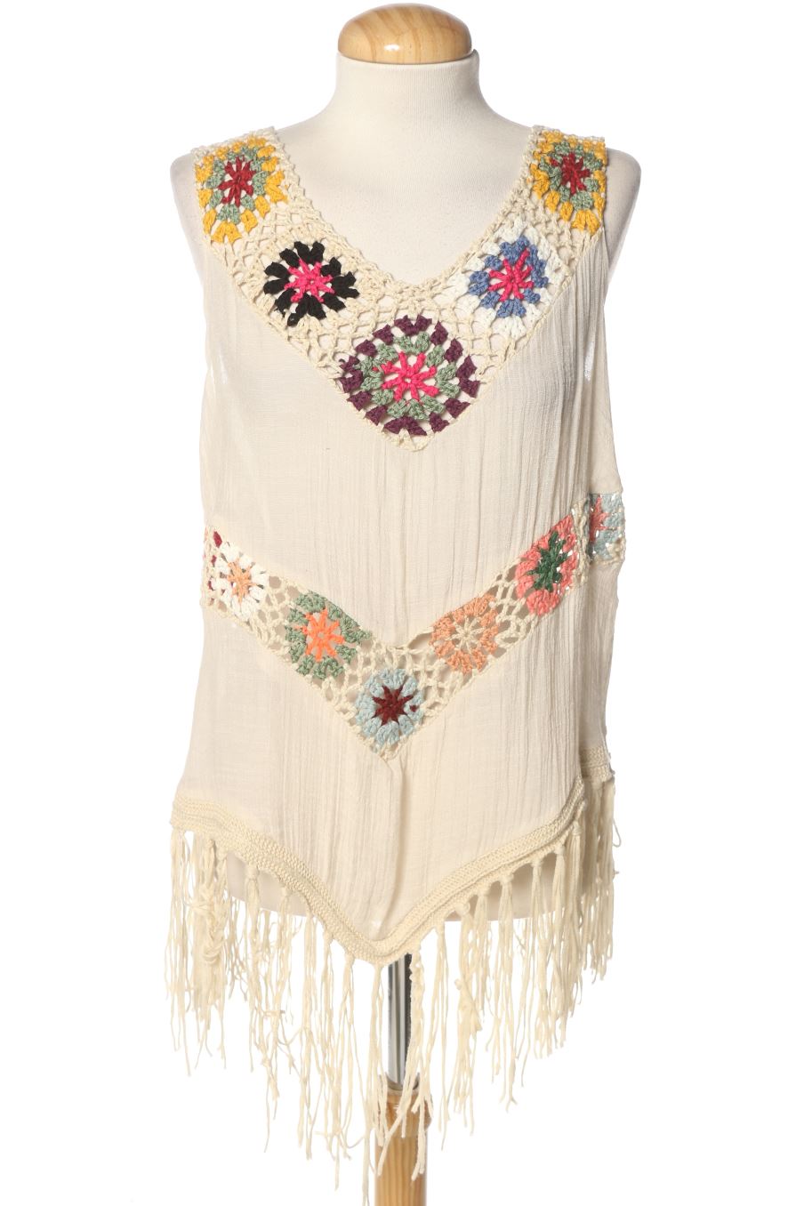Top Just be you de la taille M, de couleur beige