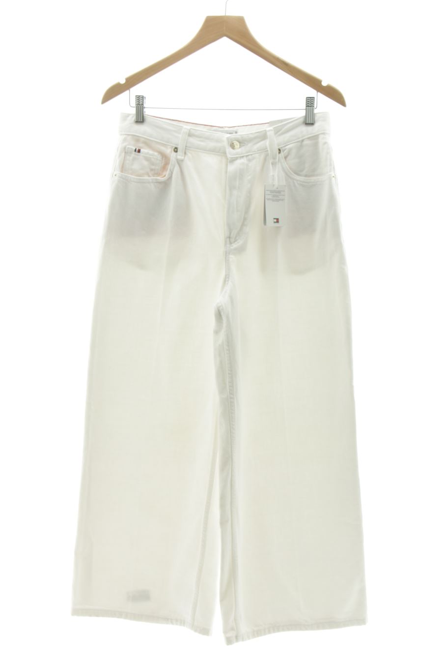 Jeans Tommy Hilfiger de la taille 38, de couleur blanc