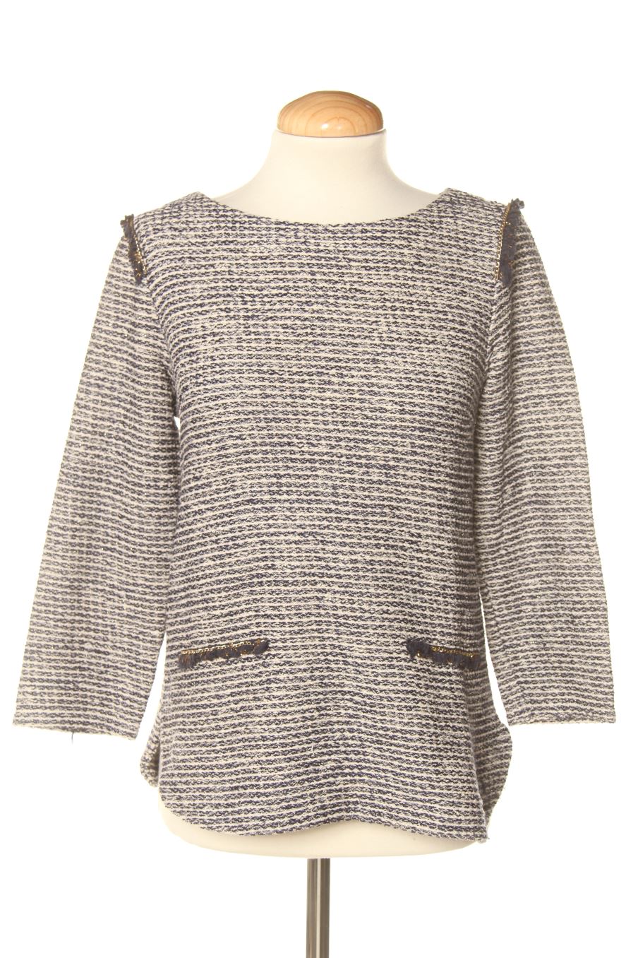 Blusa de manga larga de Sfera de la talla S, de color azul marino