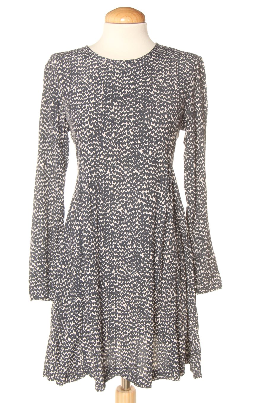 Vestido casual de Zara de la talla S, de color azul marino