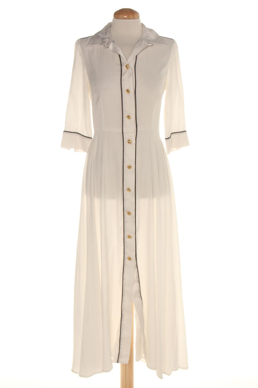Einfaches Kleid von Fiorella Ciaboco Größe S, Farbe Weiss, für