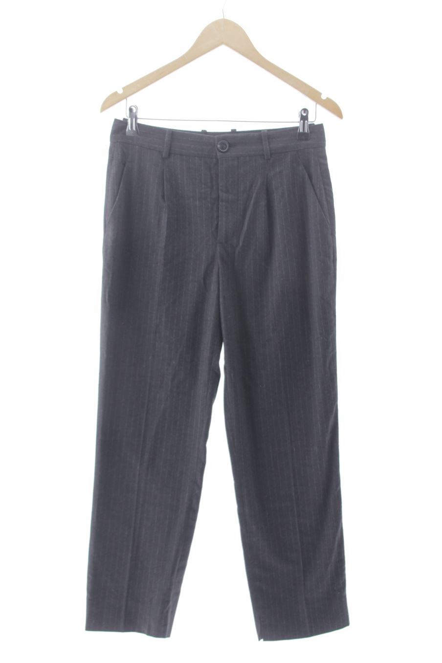 Pantaloni de Zara de la talla XS, de color righe