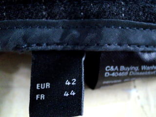Pantalon C&A de la taille 44, de couleur gris