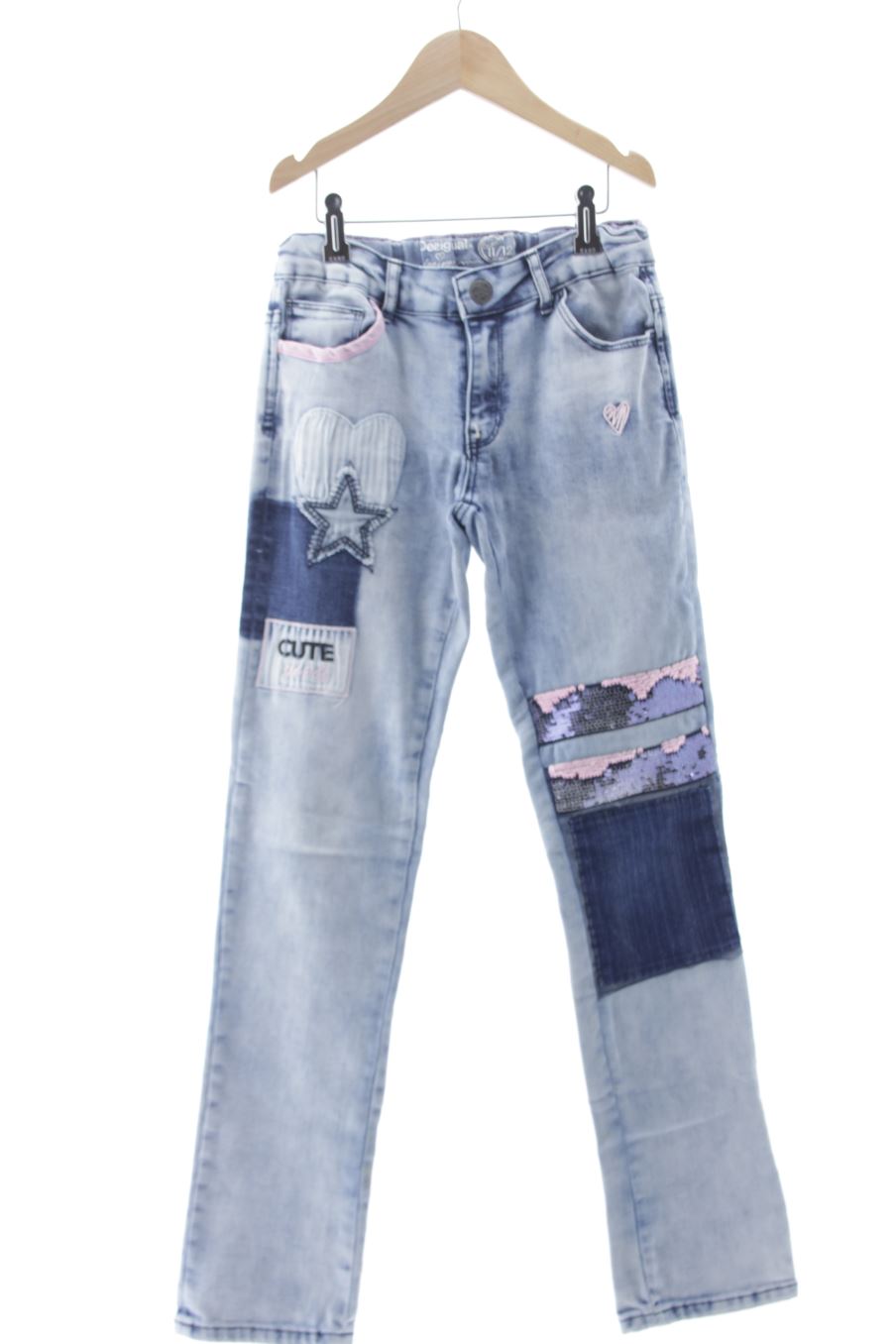 gebraucht Desigual Lange Jeans Größe 146 aus Denim