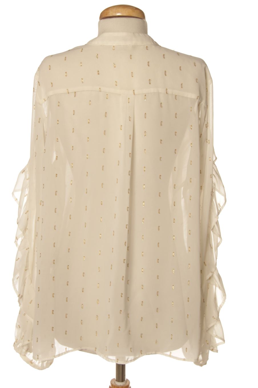 Blusa de manga larga de River island de la talla 42, de color beige