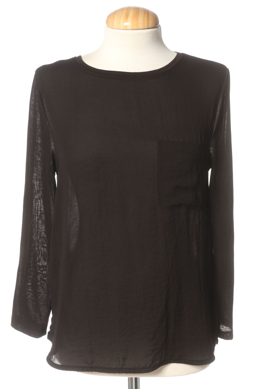 T-shirt à manches longues H&M de la taille XS, de couleur noir