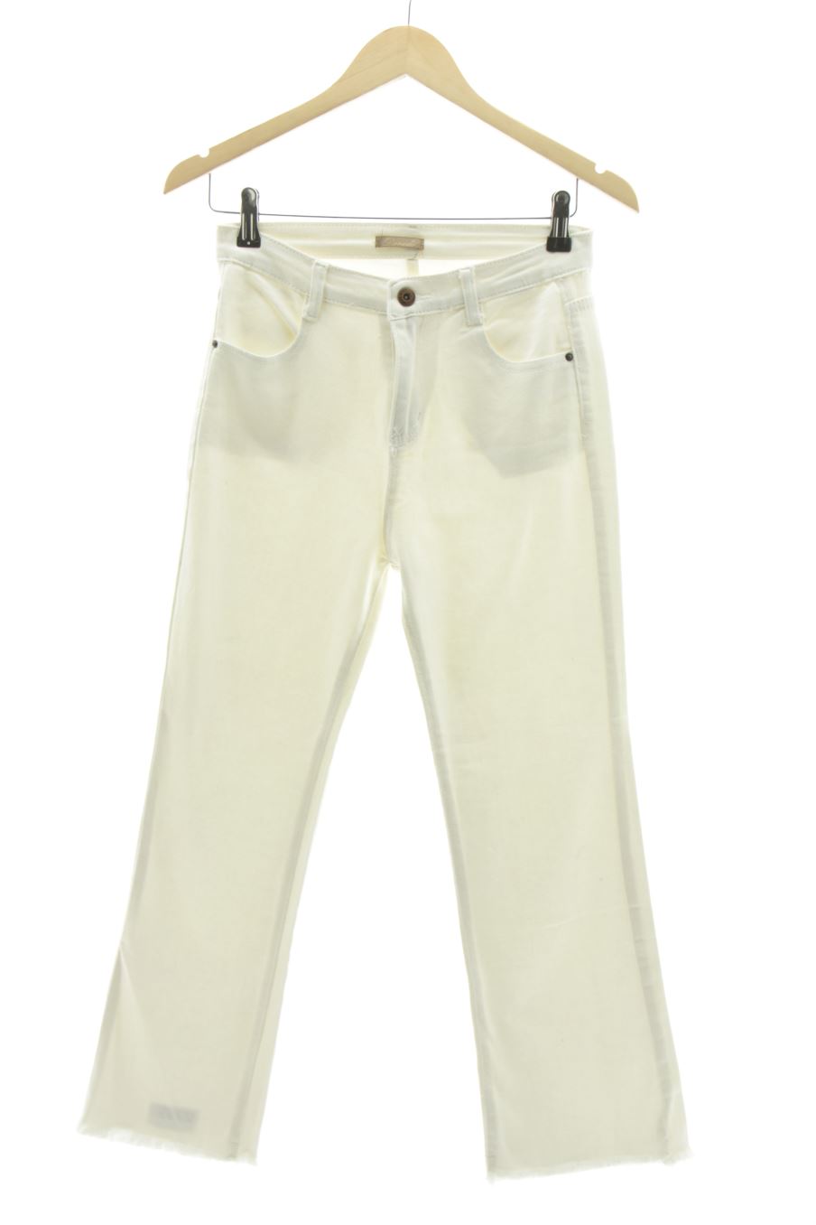 Jeans dorado de la taille XS, de couleur blanc de denim