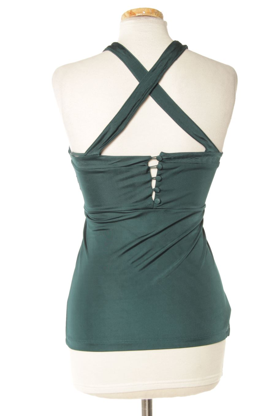 Top Mango de la taille S, de couleur vert