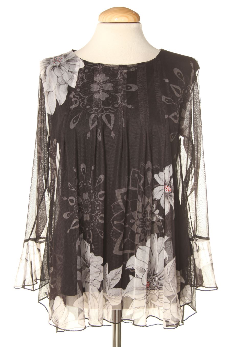 Blouse à manches longues Desigual de la taille M, de couleur imprimés