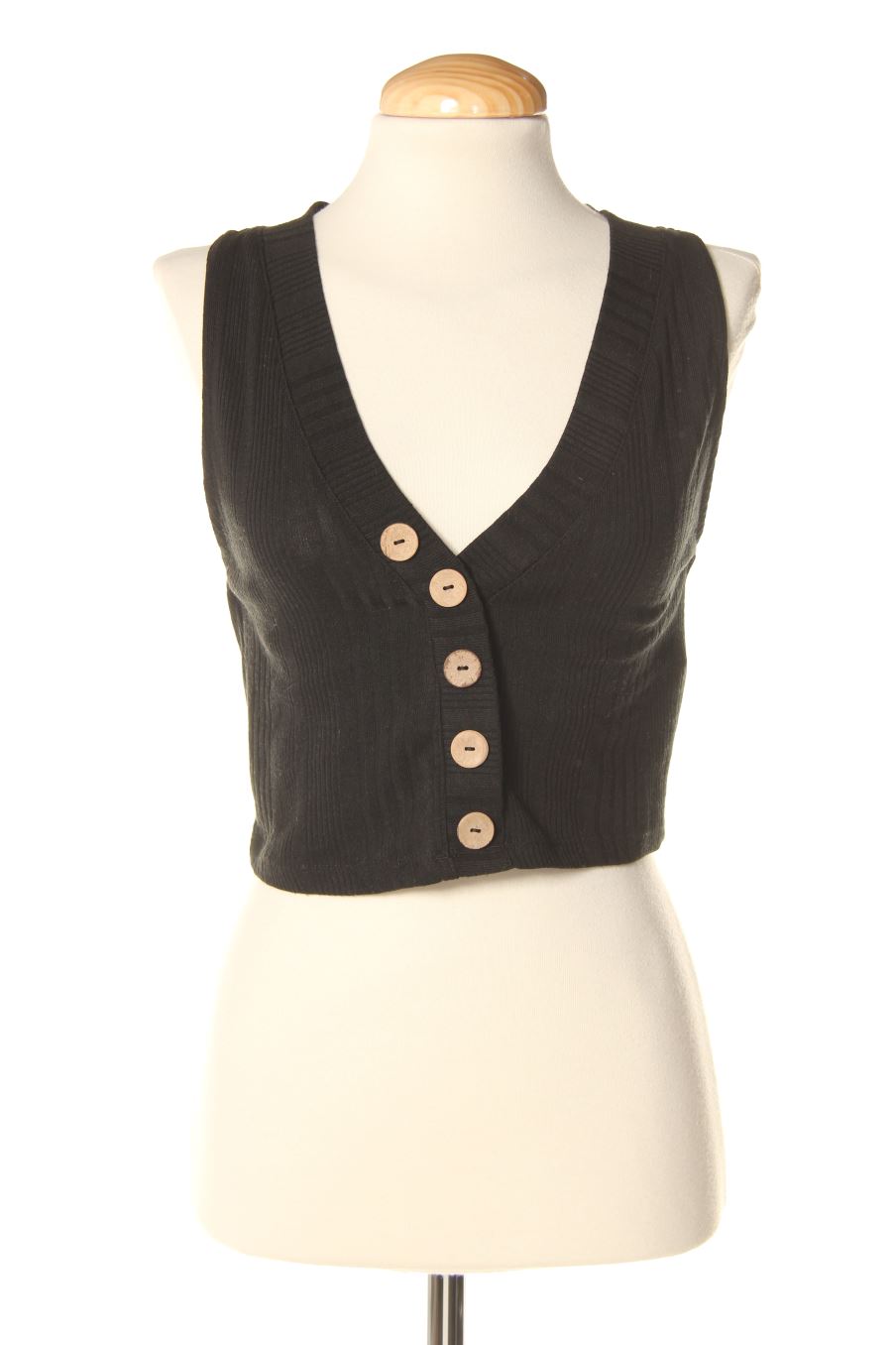Top Stradivarius de la taille M, de couleur noir