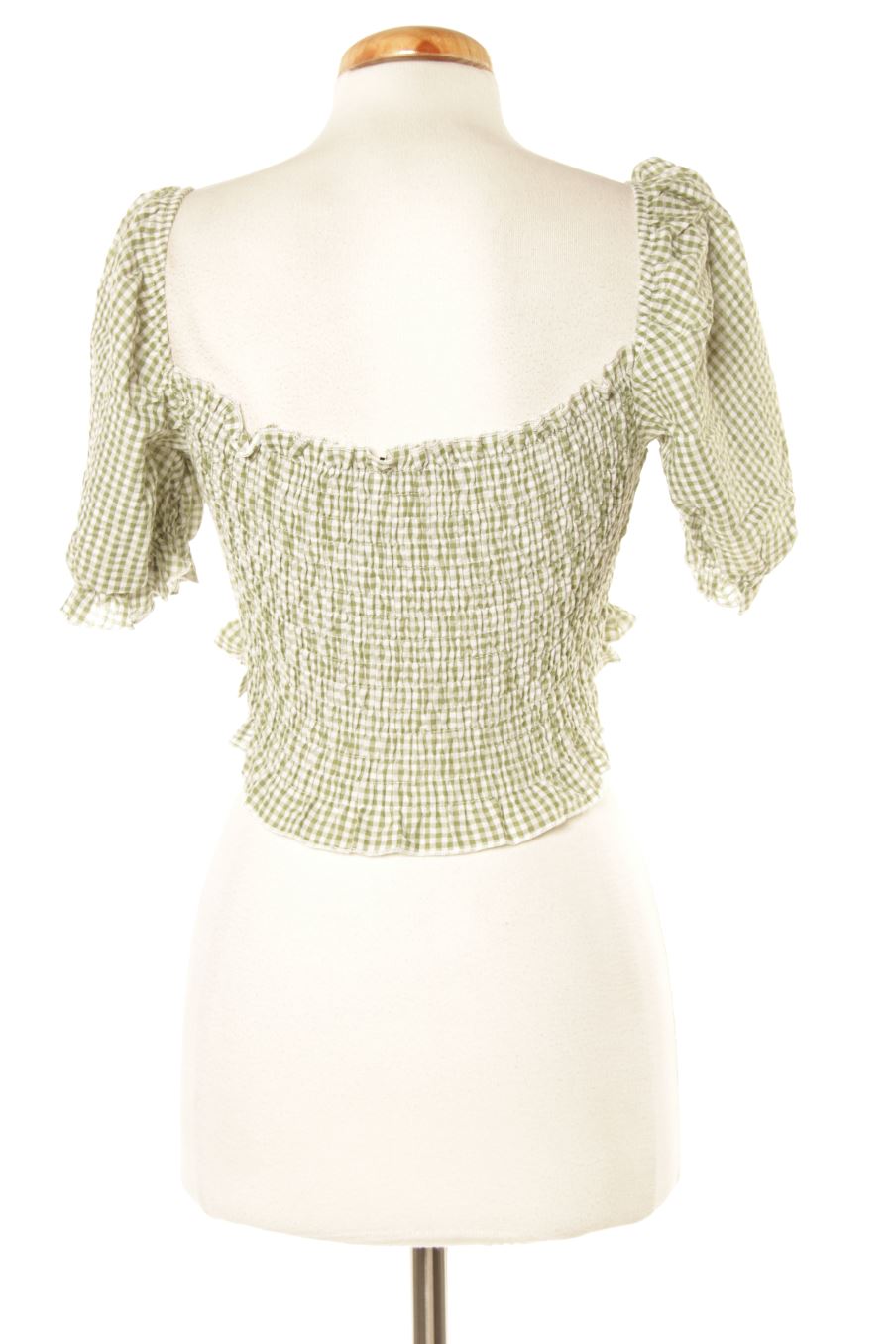 Blusa de manga corta de PERCENTIL de la talla S, de color cuadros