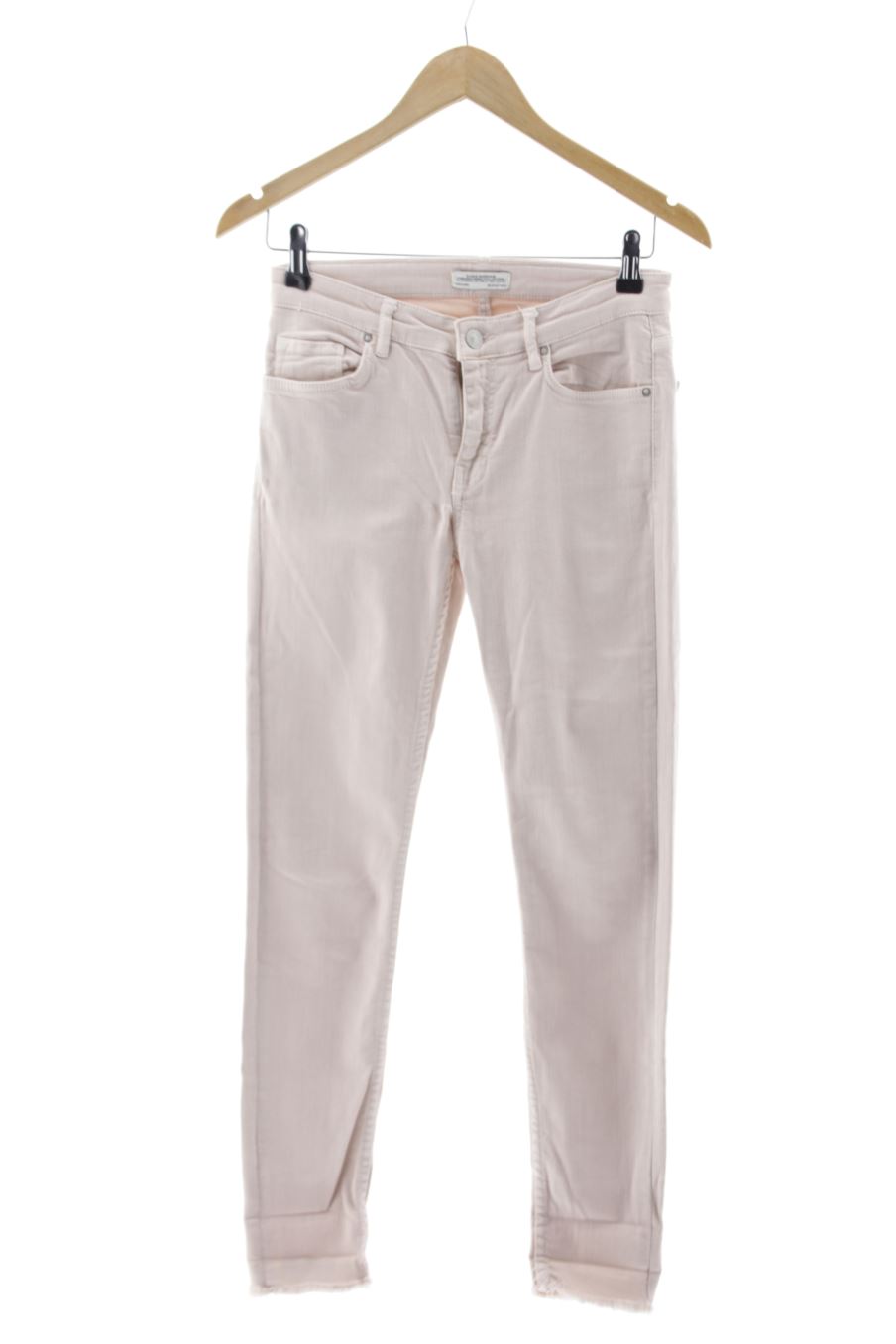Jeans Zara de la taille 36, de couleur rose de denim