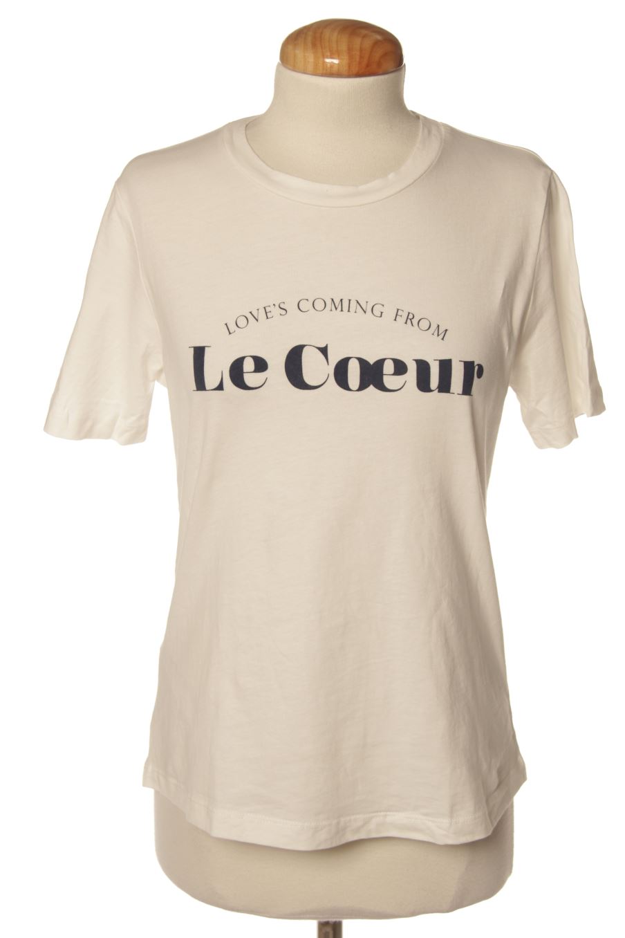 Camiseta de Mango de la talla XS, de color blanco