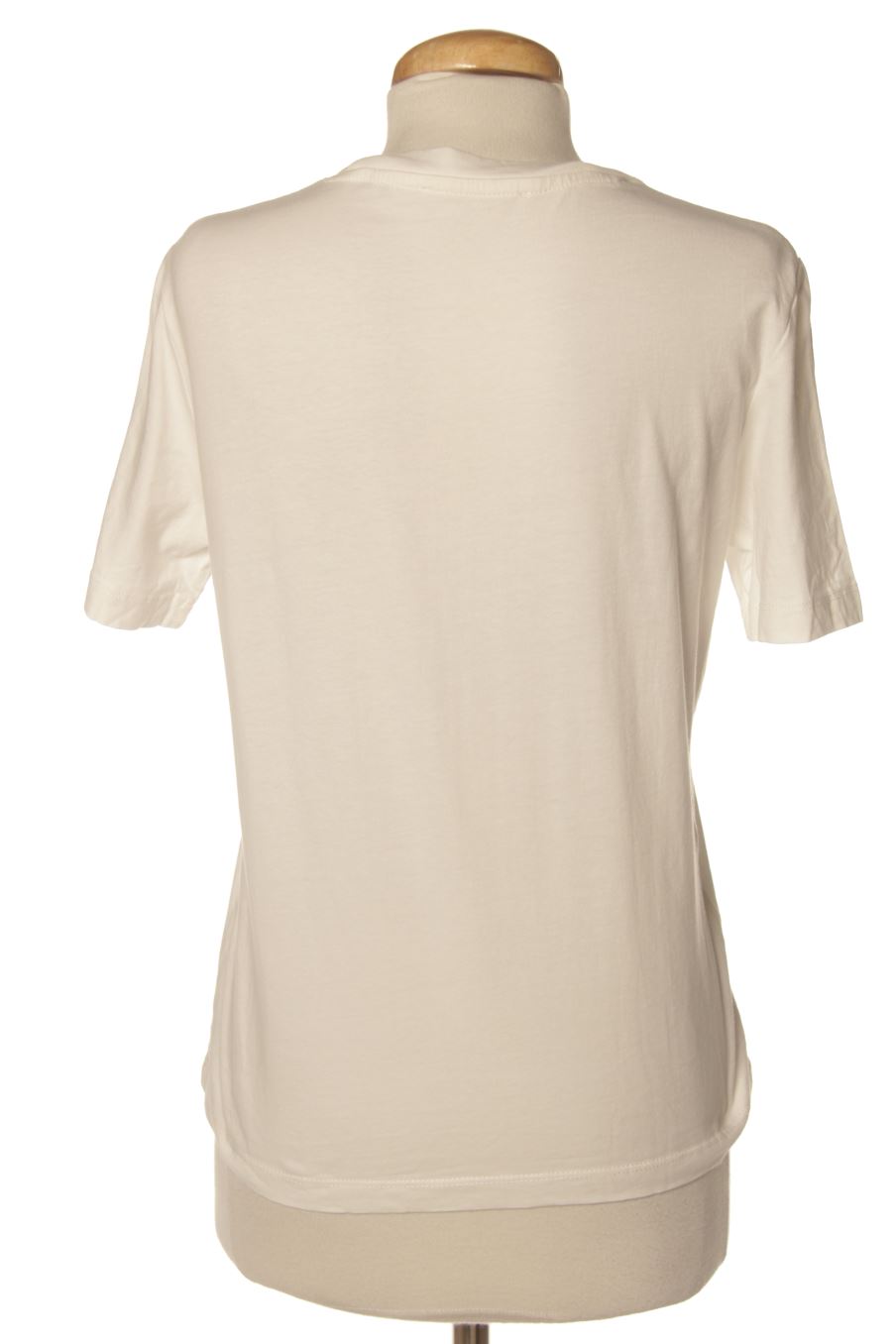 Camiseta de Mango de la talla XS, de color blanco
