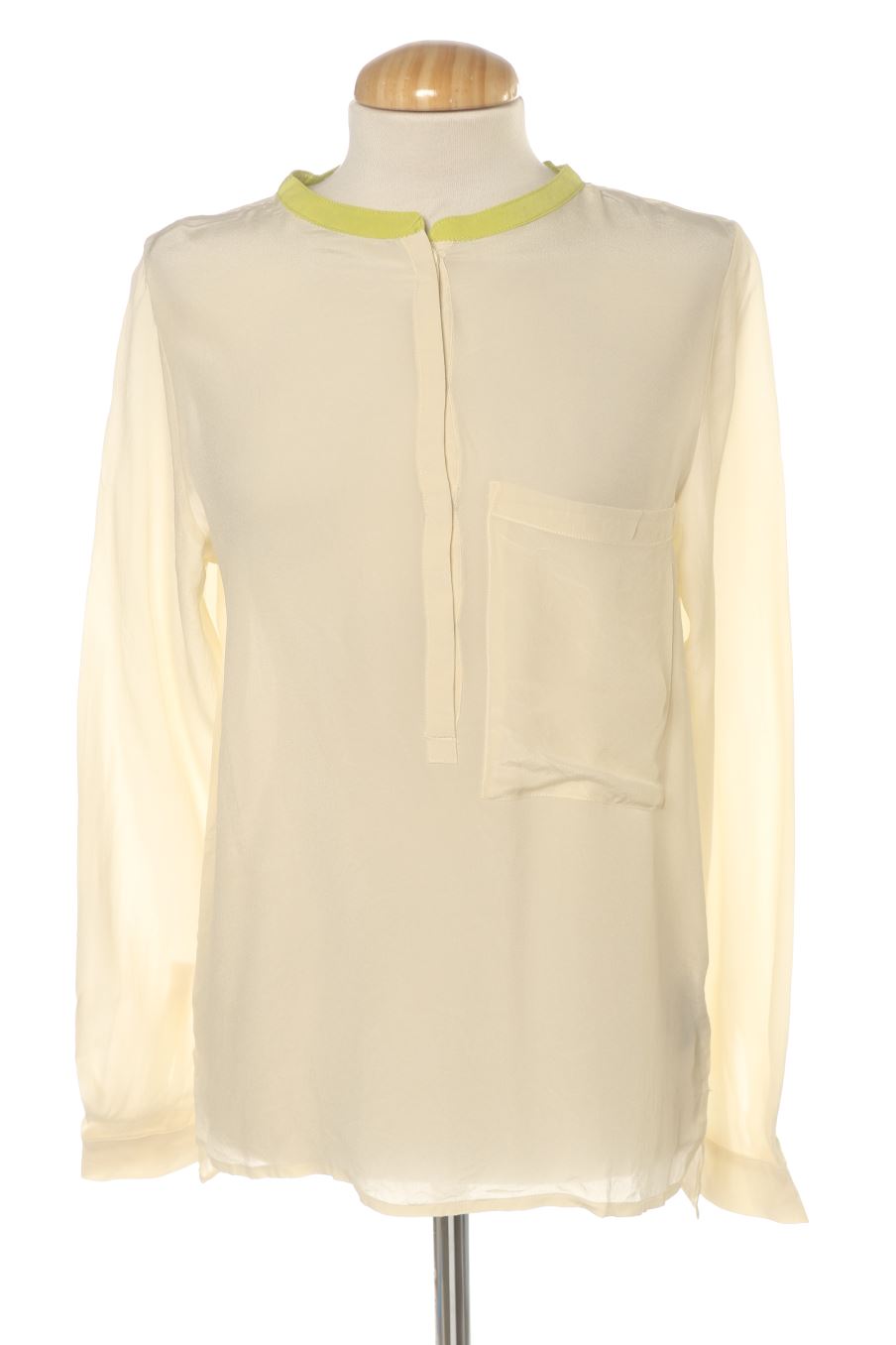 Blusa a maniche lunghe de Second Female de la talla S, de color beige