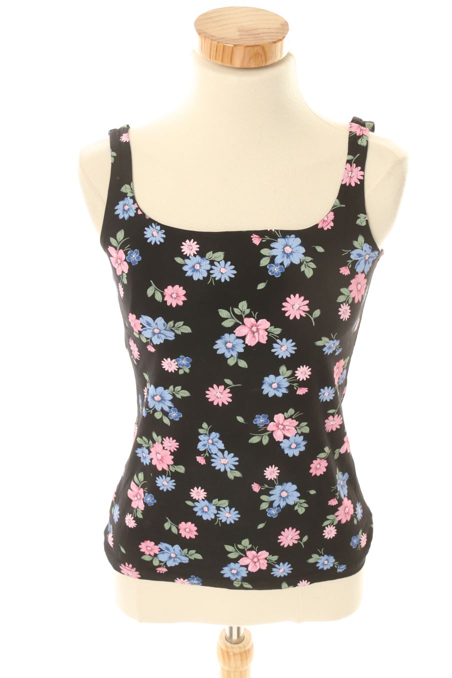 Camiseta sin mangas de Clockhouse (C&A) de la talla S, de color flores