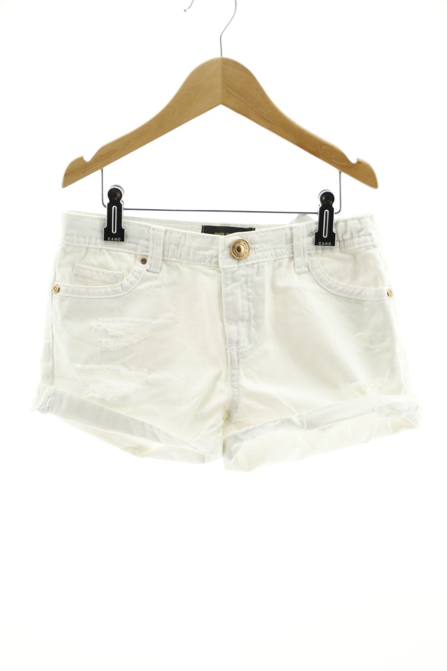 Vaqueros cortos de River island de la talla 7 años de denim de segunda mano