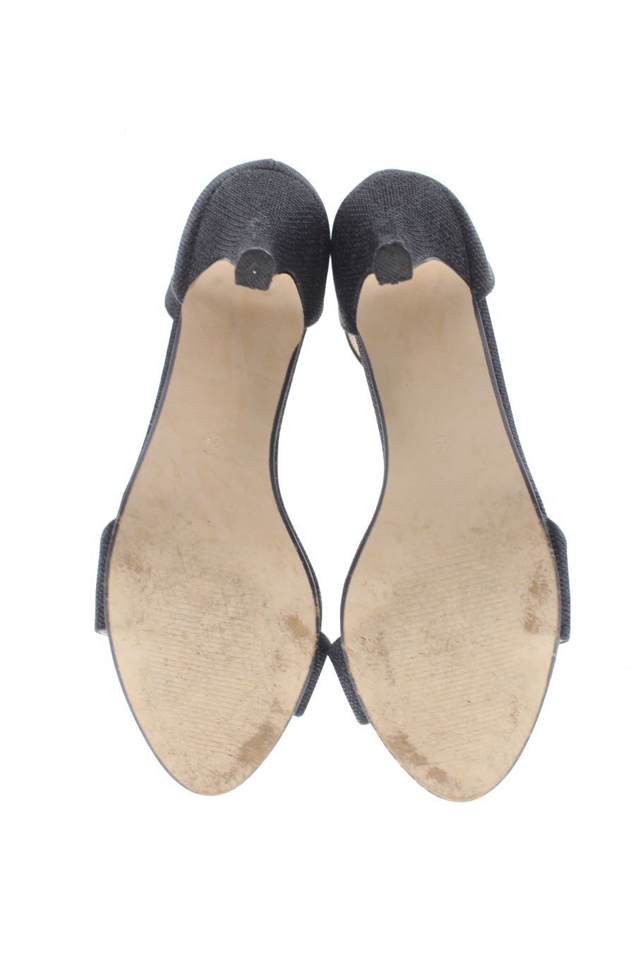 Sandalias tacon de Gémo de la talla 40, de color negro de
