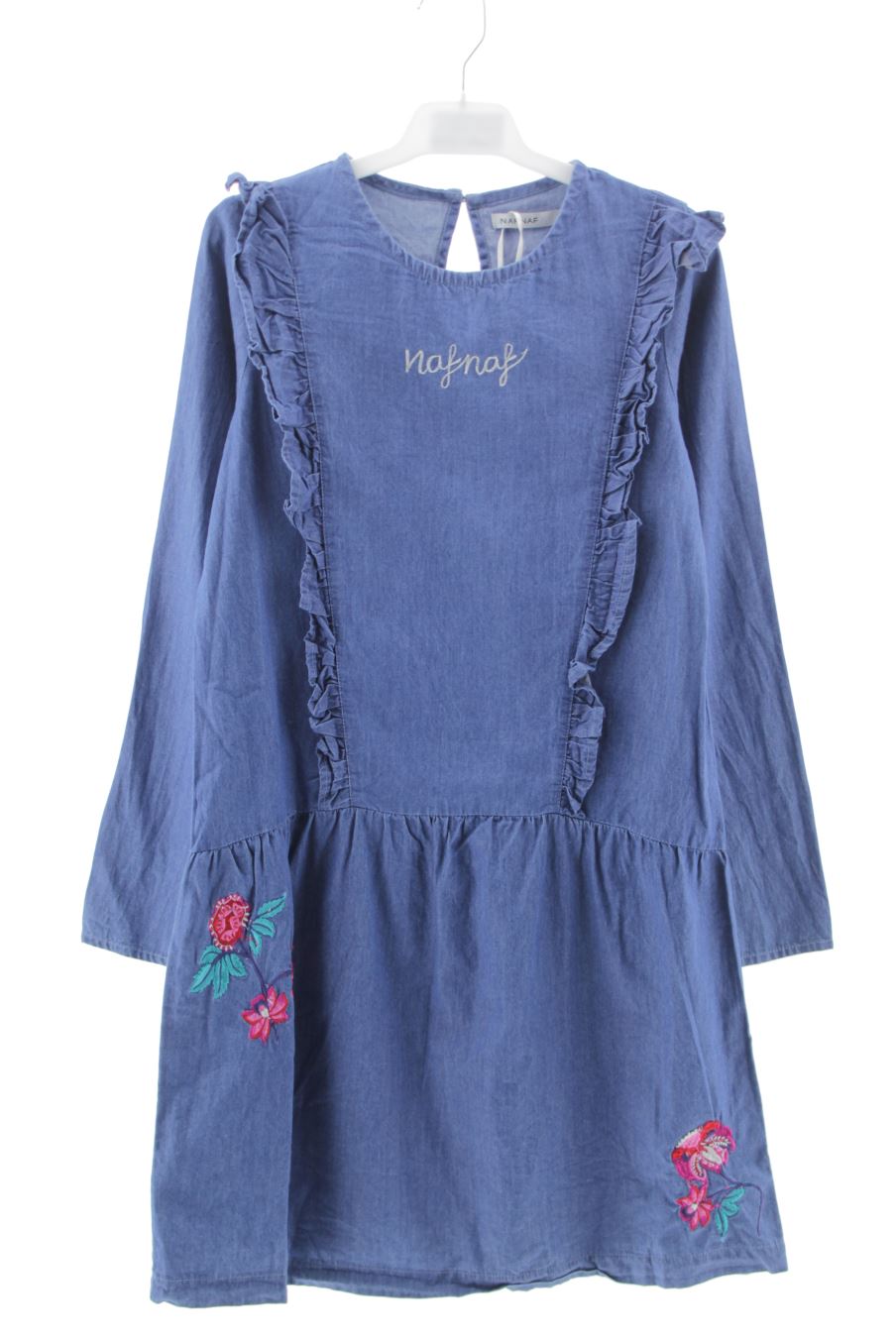Robe casual Naf Naf de la taille 12 ans de denim de seconde main