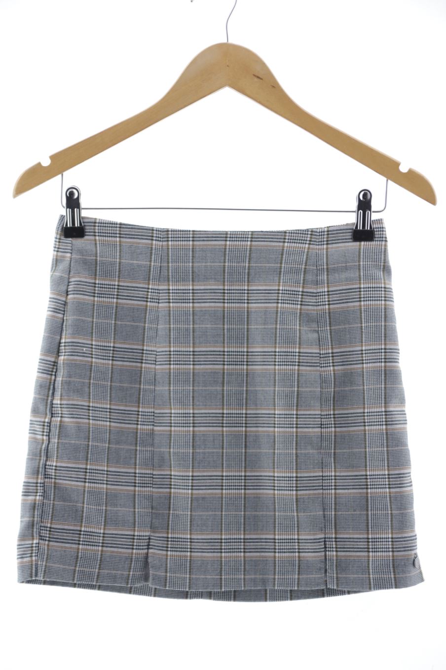 Falda de Pull & Bear de la talla S, de color cuadros