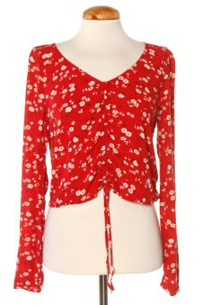 Blusa a maniche lunghe S Hollister