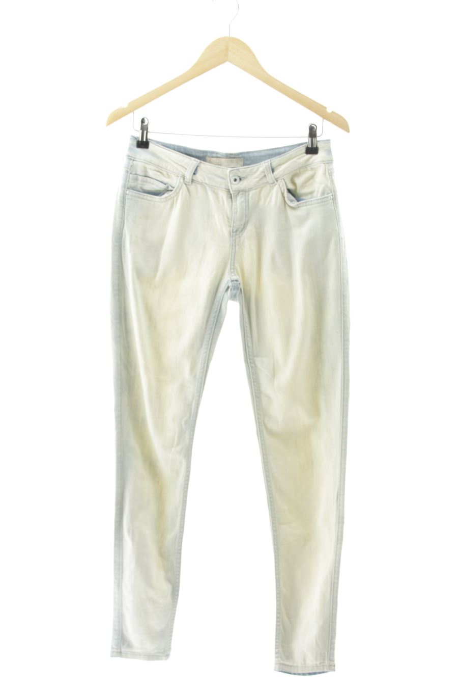 Jeans Zara de la taille 36, de couleur bleu de denim