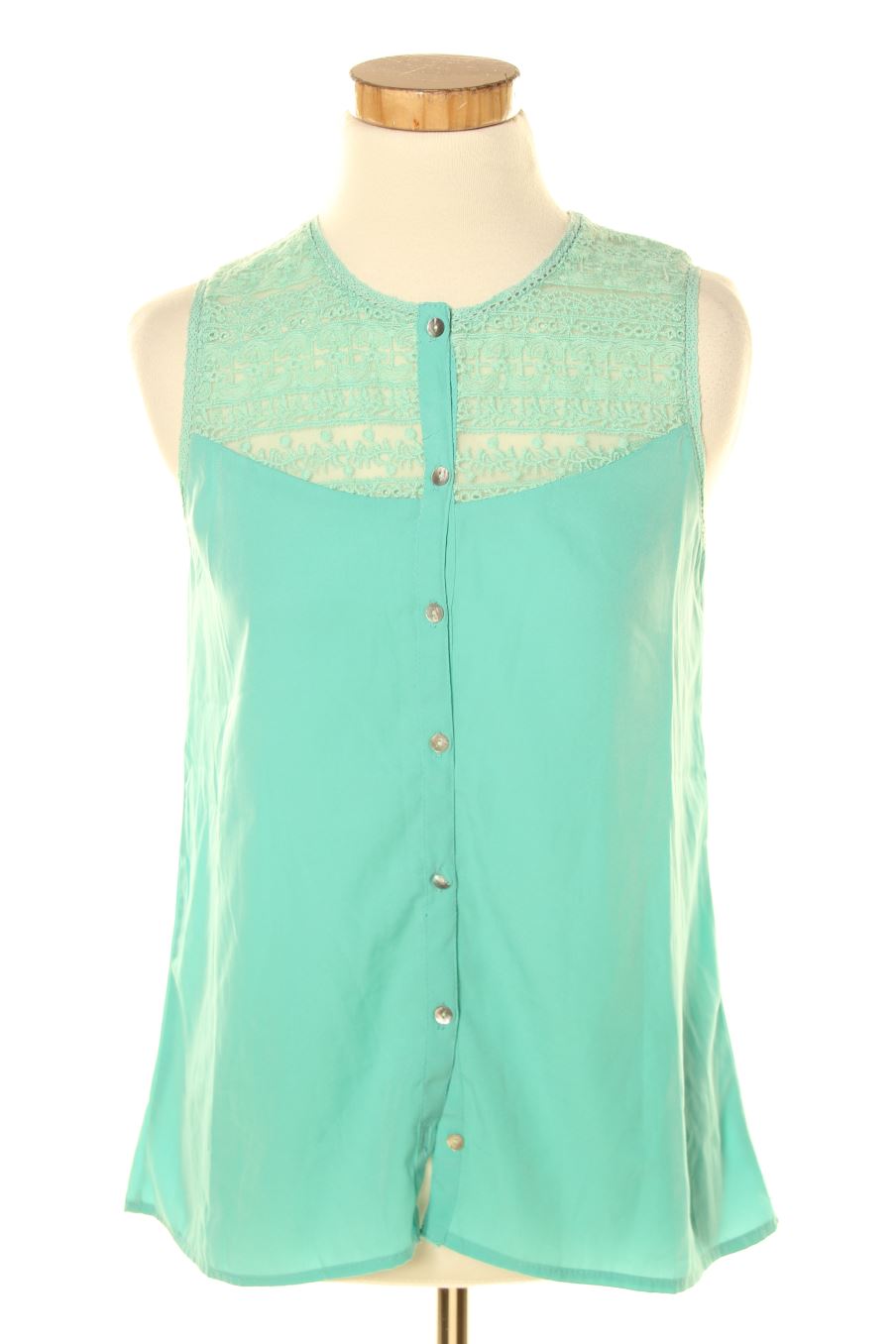 Top de SUITEBLANCO de la talla XS, de color turquesa